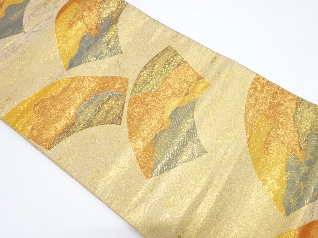 JAPANESE FUKURO OBI / WOVEN CLASSICAL PATTERN